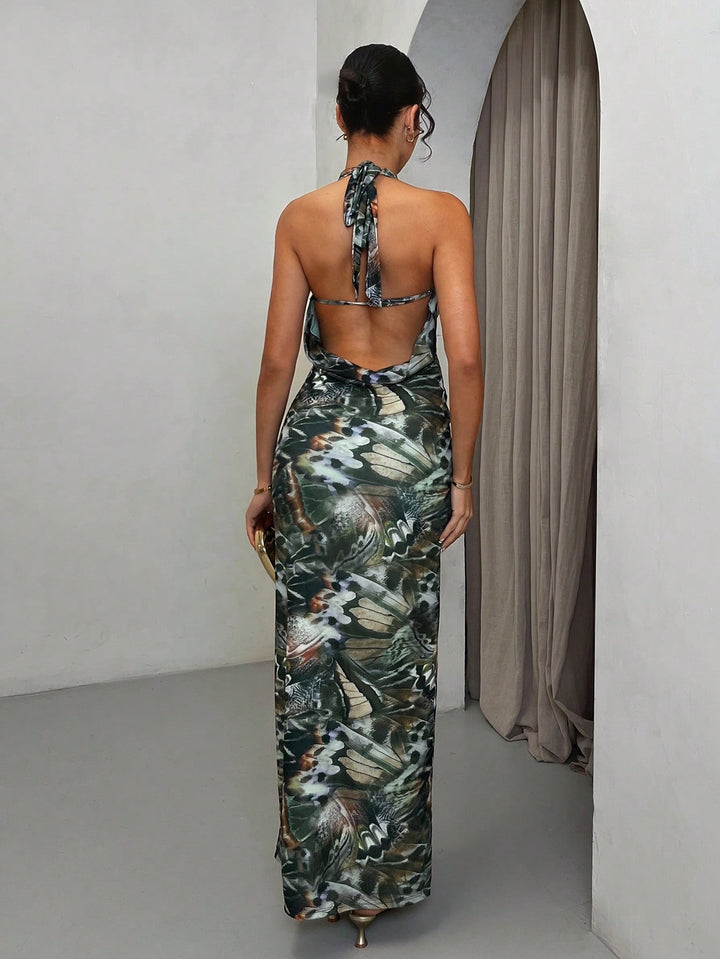 Rochie maxi SHEIN, mix culori