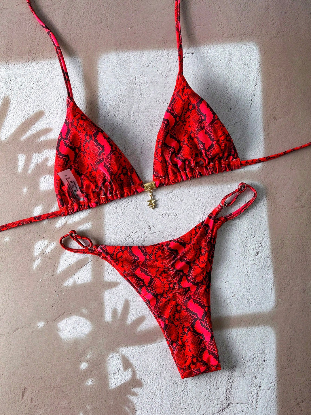 Set bikini SHEIN, roșu