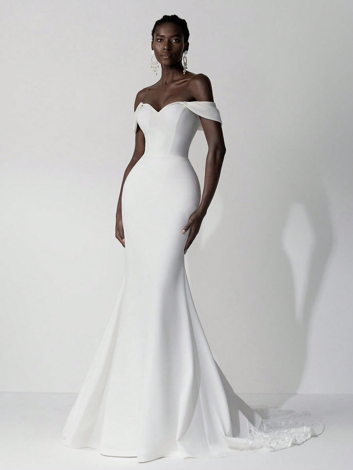 Rochie de mireasă SHEIN, bej