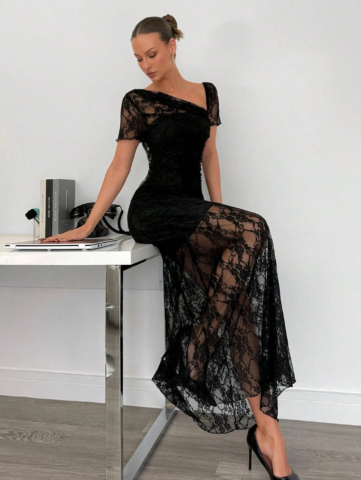 Rochie maxi SHEIN, negru