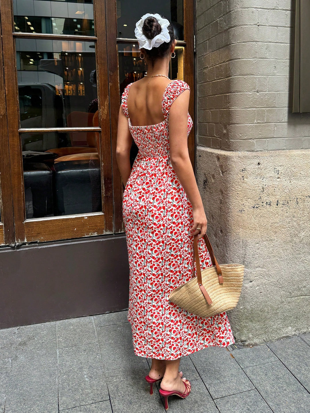 Rochie midi SHEIN, mix culori