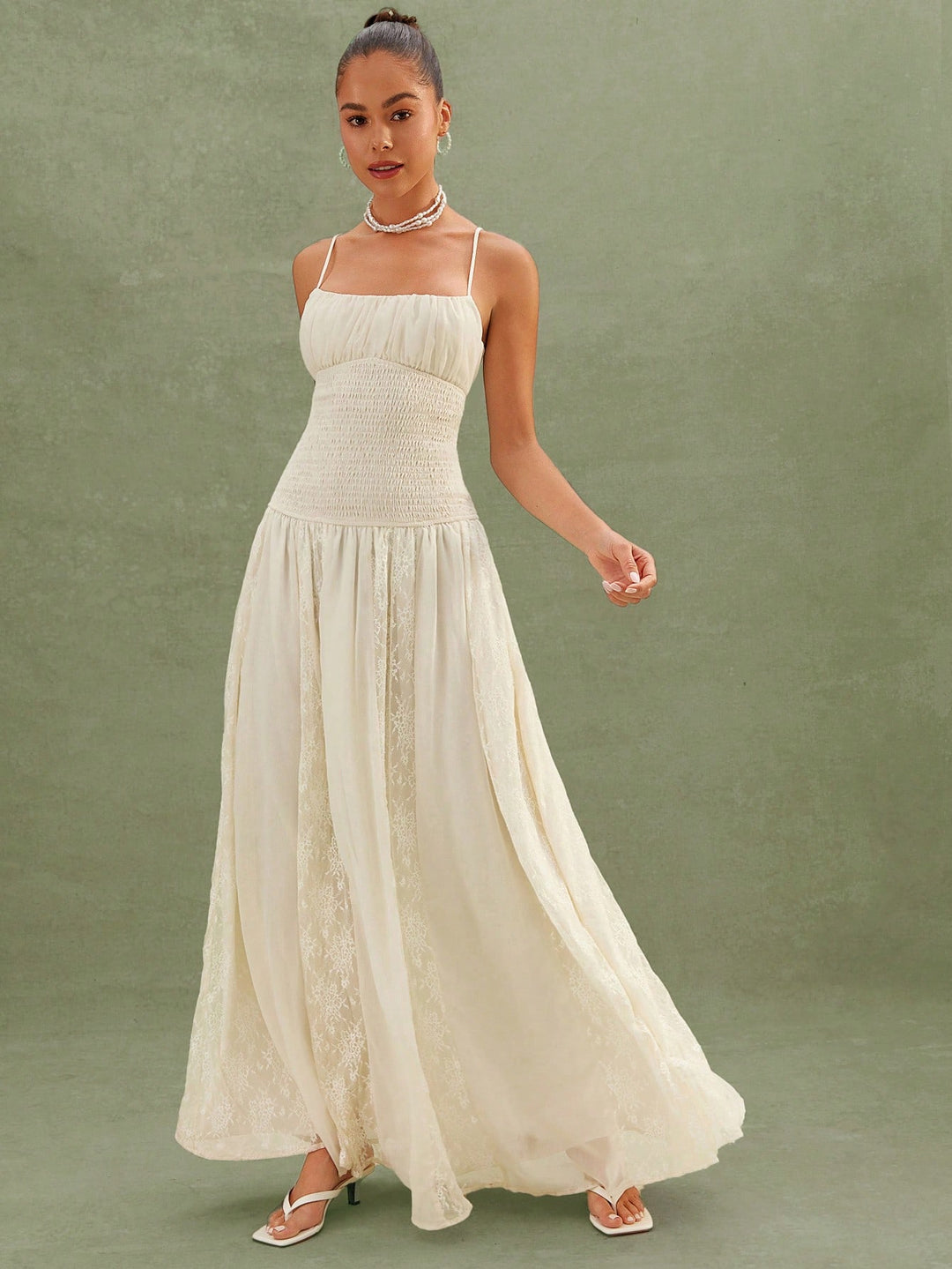 Rochie maxi SHEIN, portocaliu