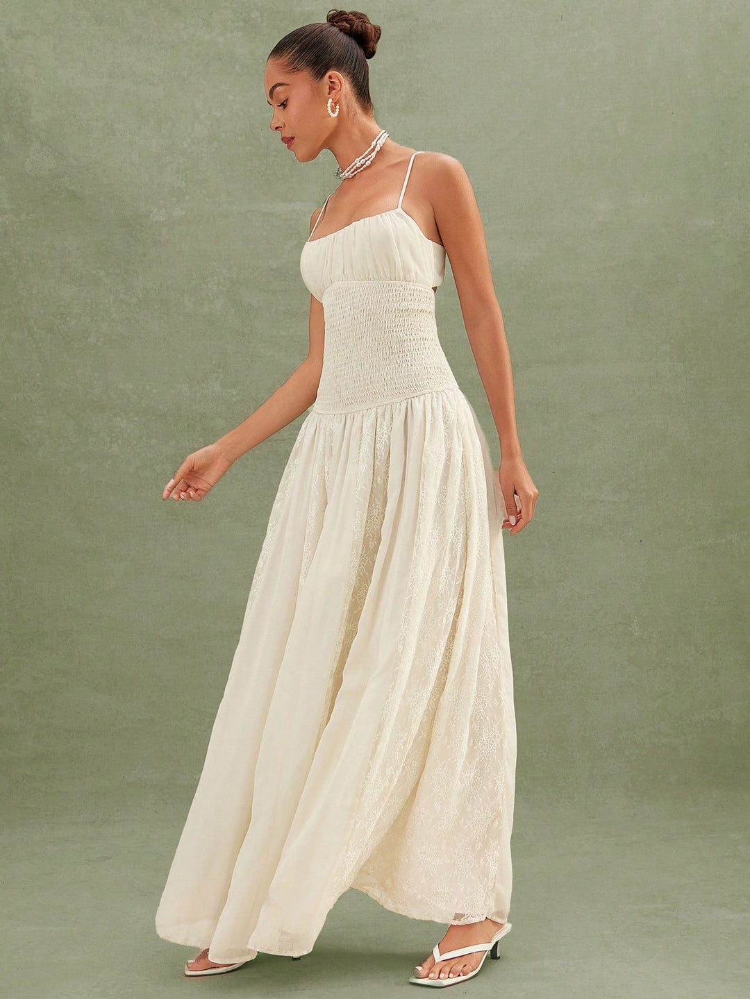 Rochie maxi SHEIN, portocaliu
