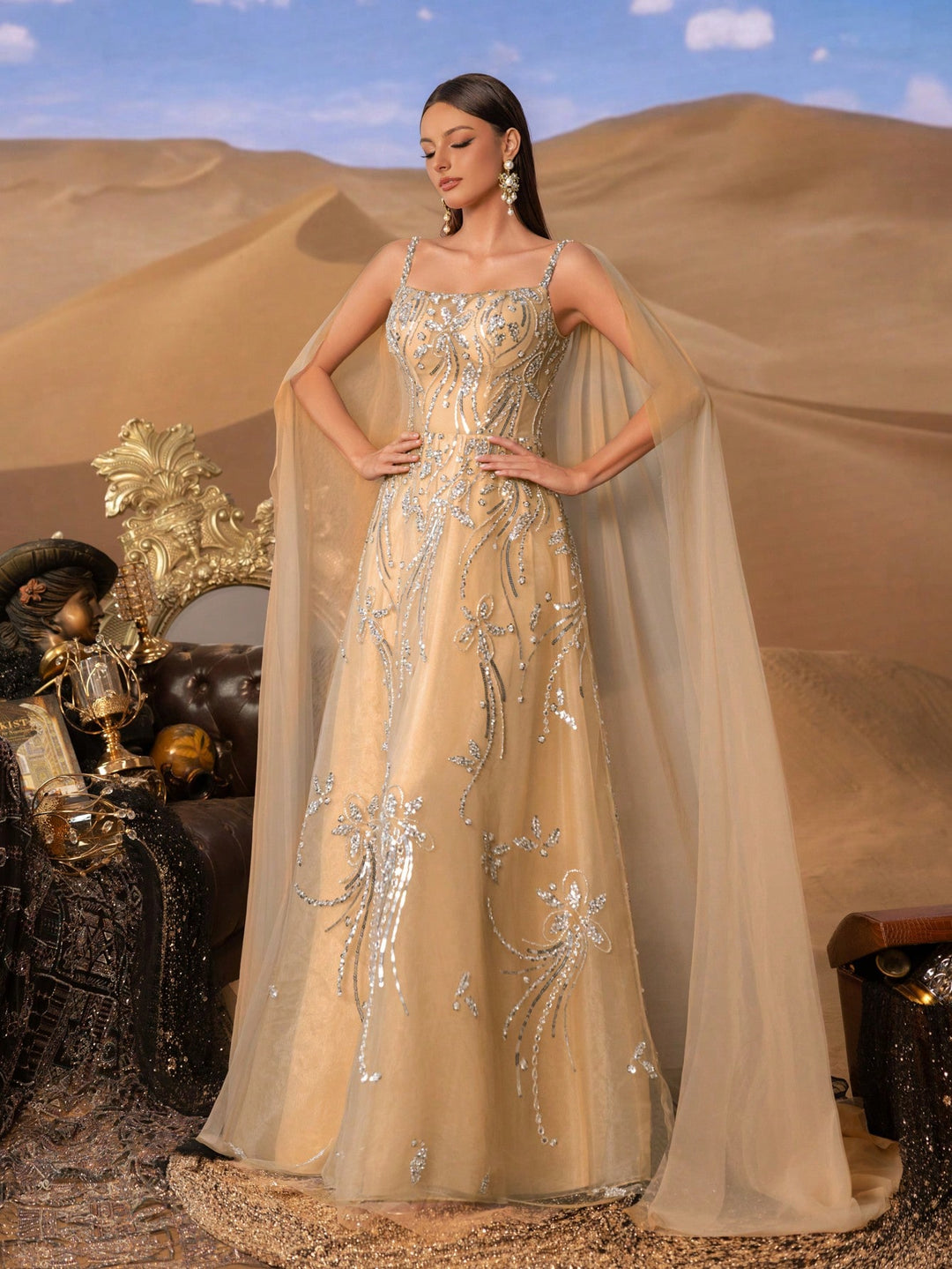 Rochie SHEIN, auriu