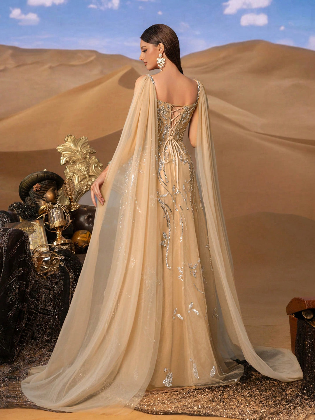Rochie SHEIN, auriu