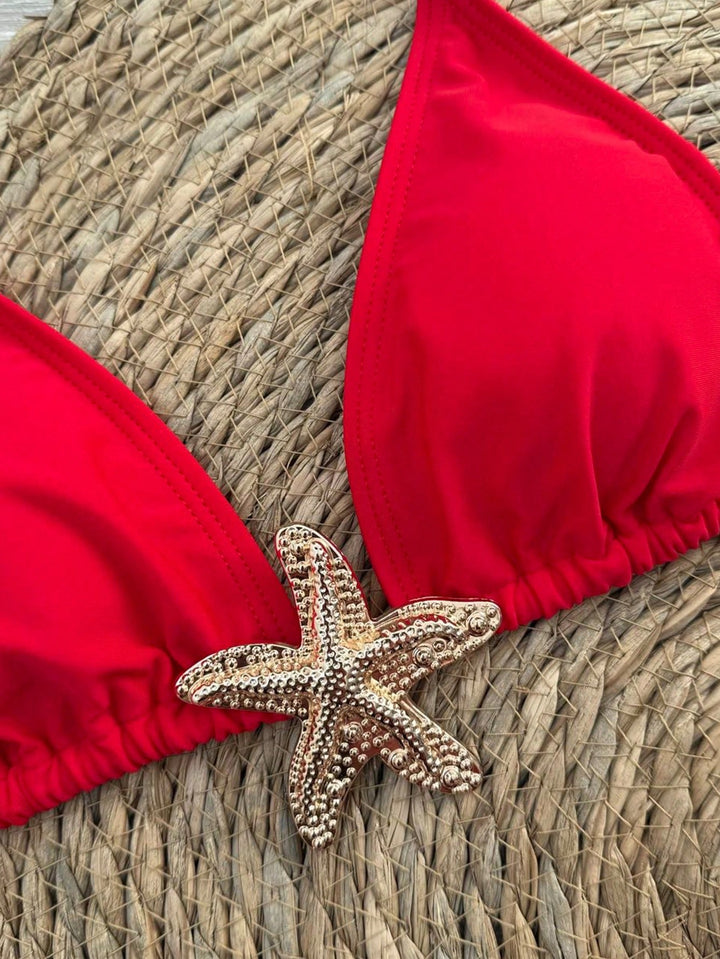 Set bikini SHEIN, roșu