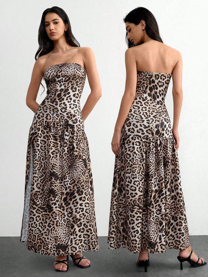 Rochie maxi SHEIN, maro