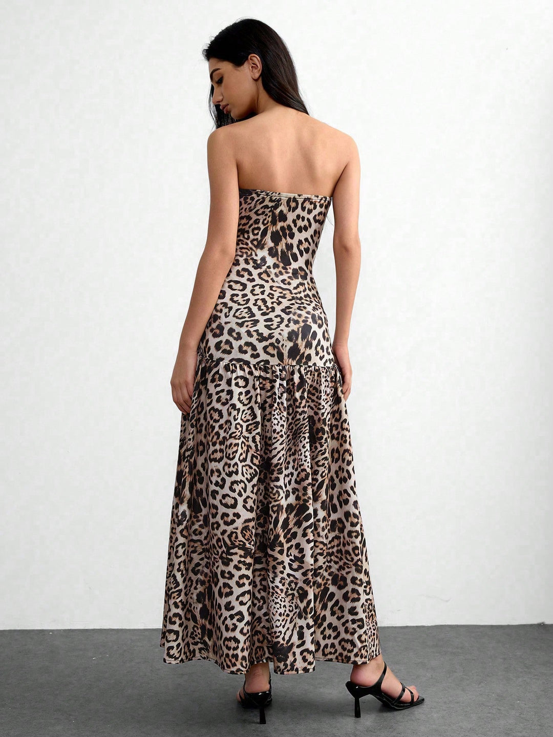 Rochie maxi SHEIN, maro