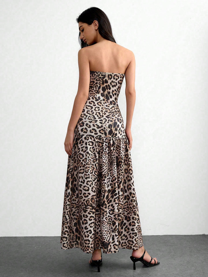 SHEIN Maxi ruha, barna