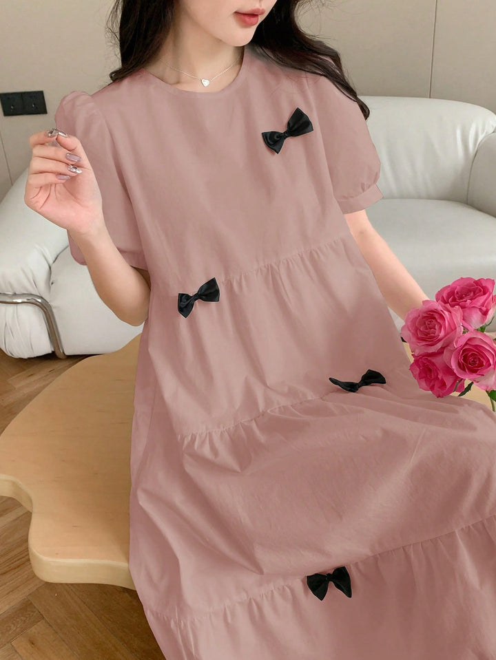 Rochie midi SHEIN, roz