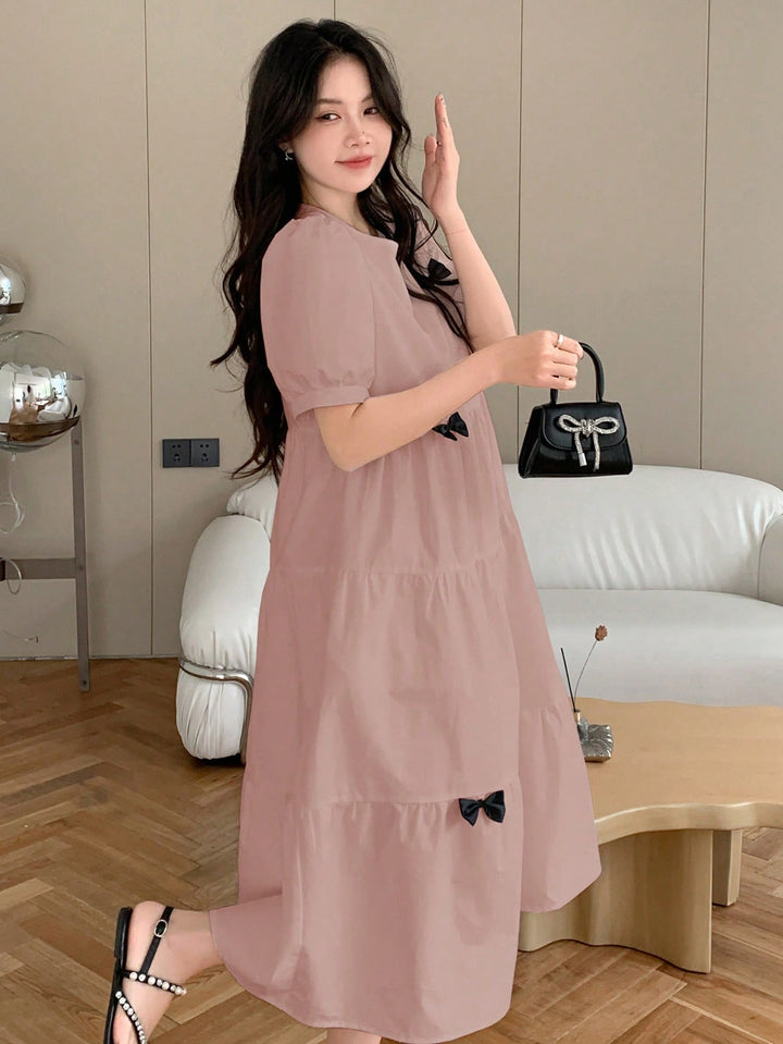 Rochie midi SHEIN, roz