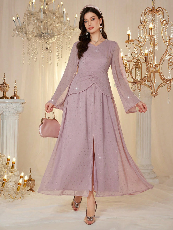 Rochie maxi SHEIN, roz