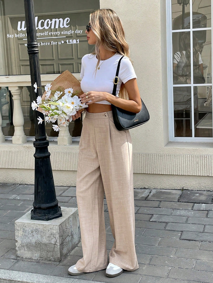 Pantaloni SHEIN, portocaliu