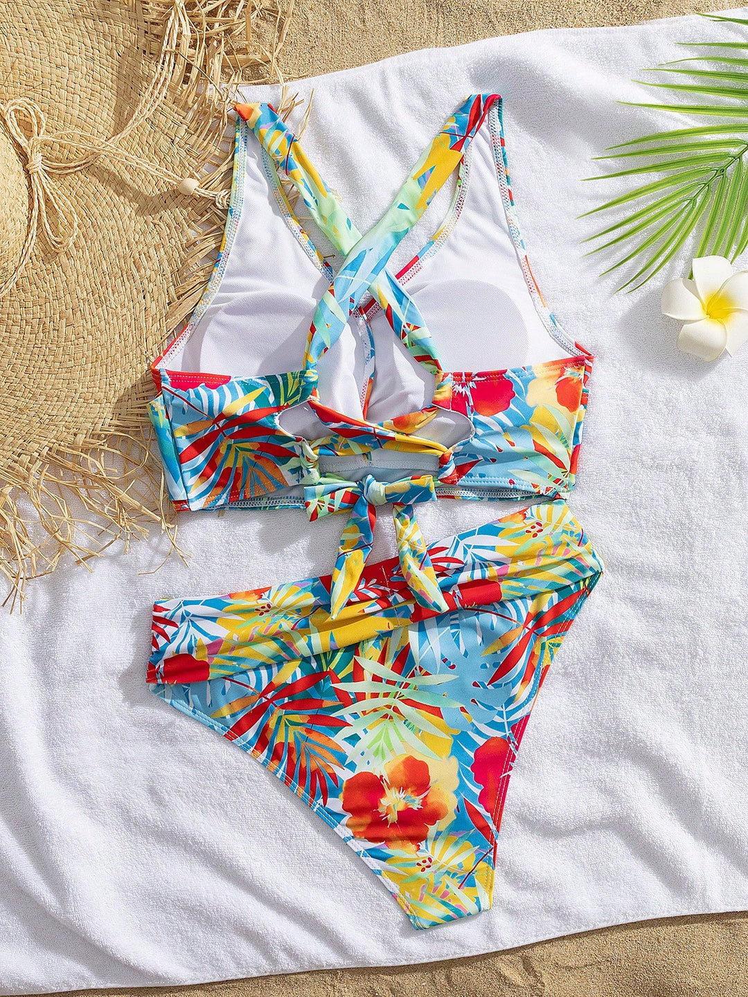 Costum de baie SHEIN, mix culori