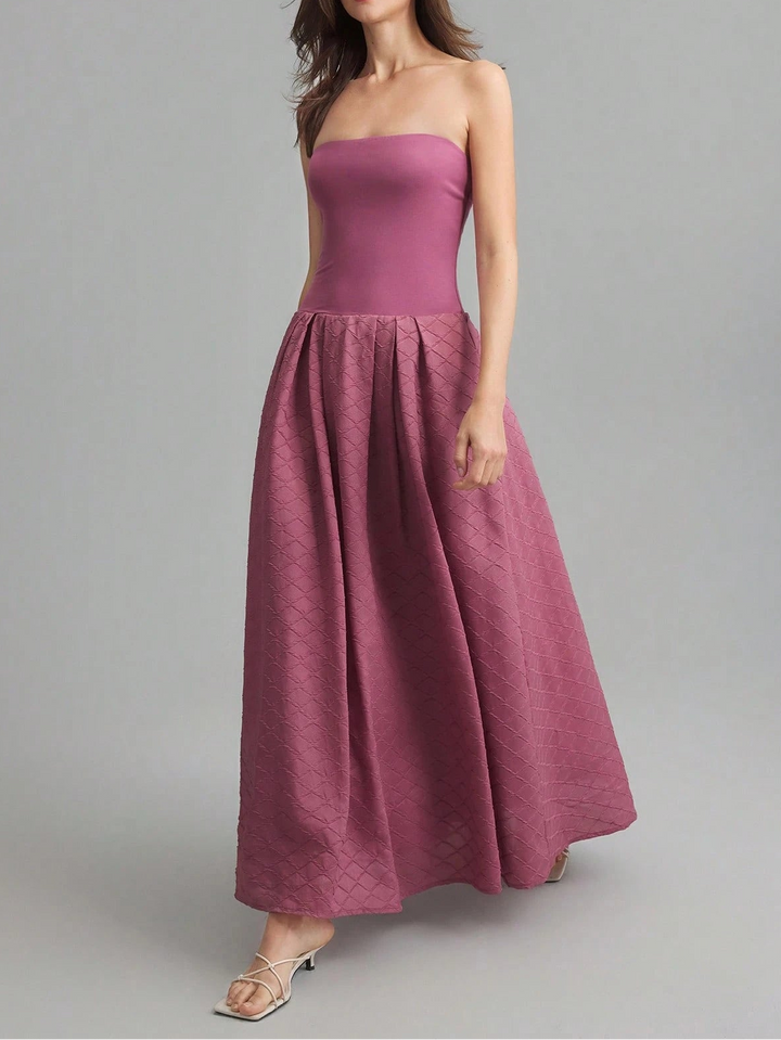 Shein maxi ruha, rózsaszín