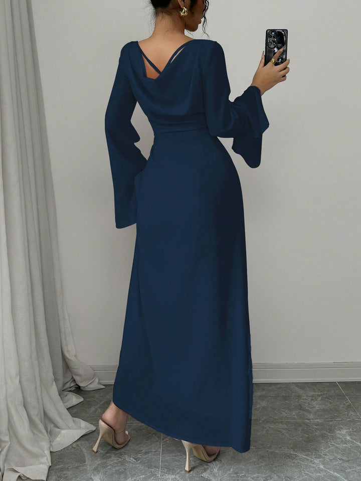 Rochie maxi SHEIN, albastru