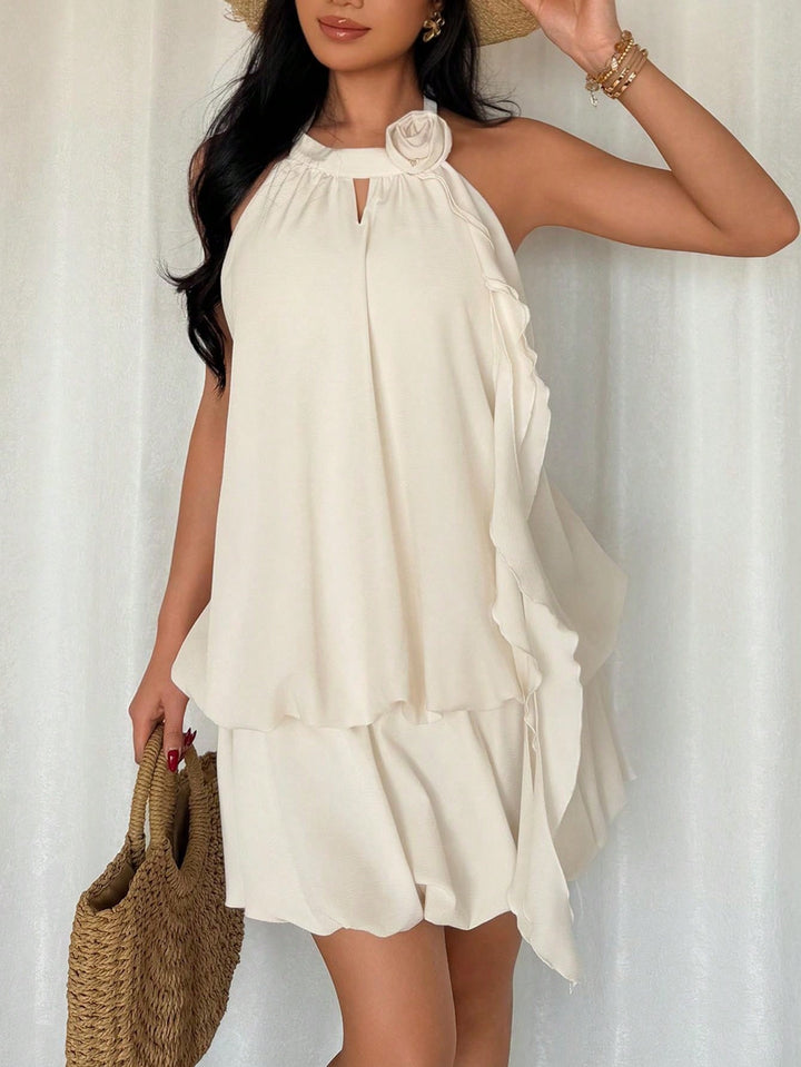 Rochie mini SHEIN, bej