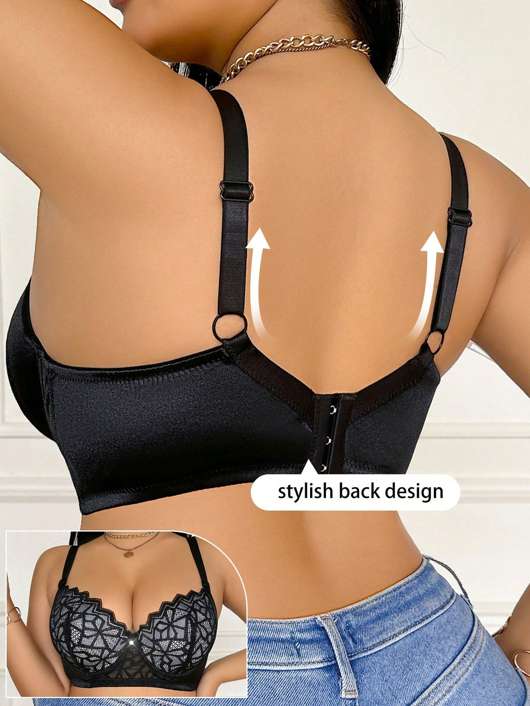 Sutien SHEIN, negru
