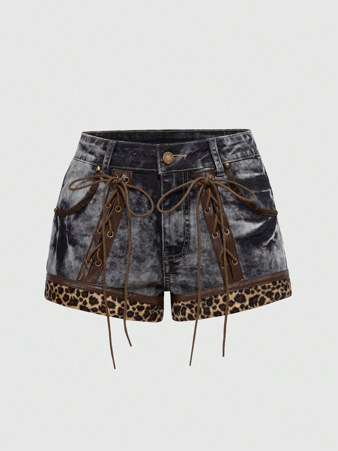 Pantaloni scurți SHEIN, negru