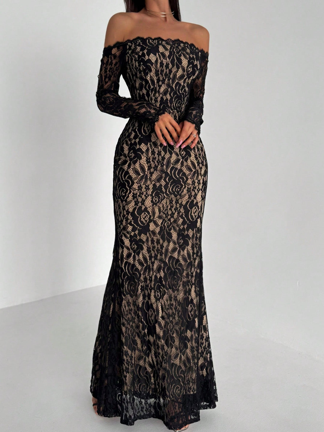 Rochie maxi SHEIN, negru