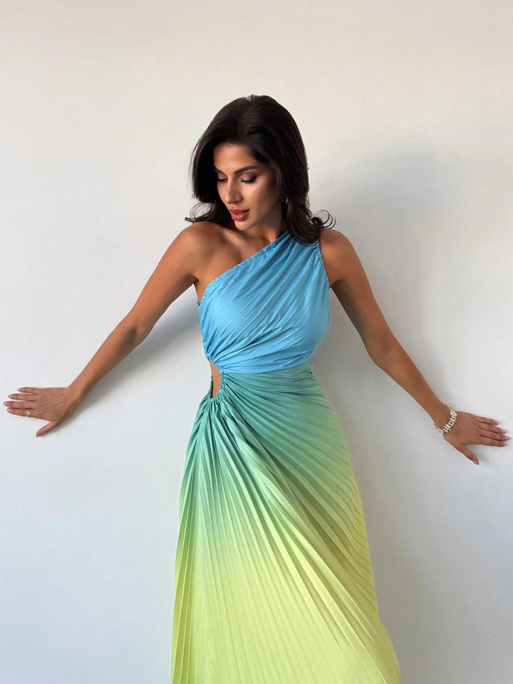 Rochie maxi SHEIN, mix culori