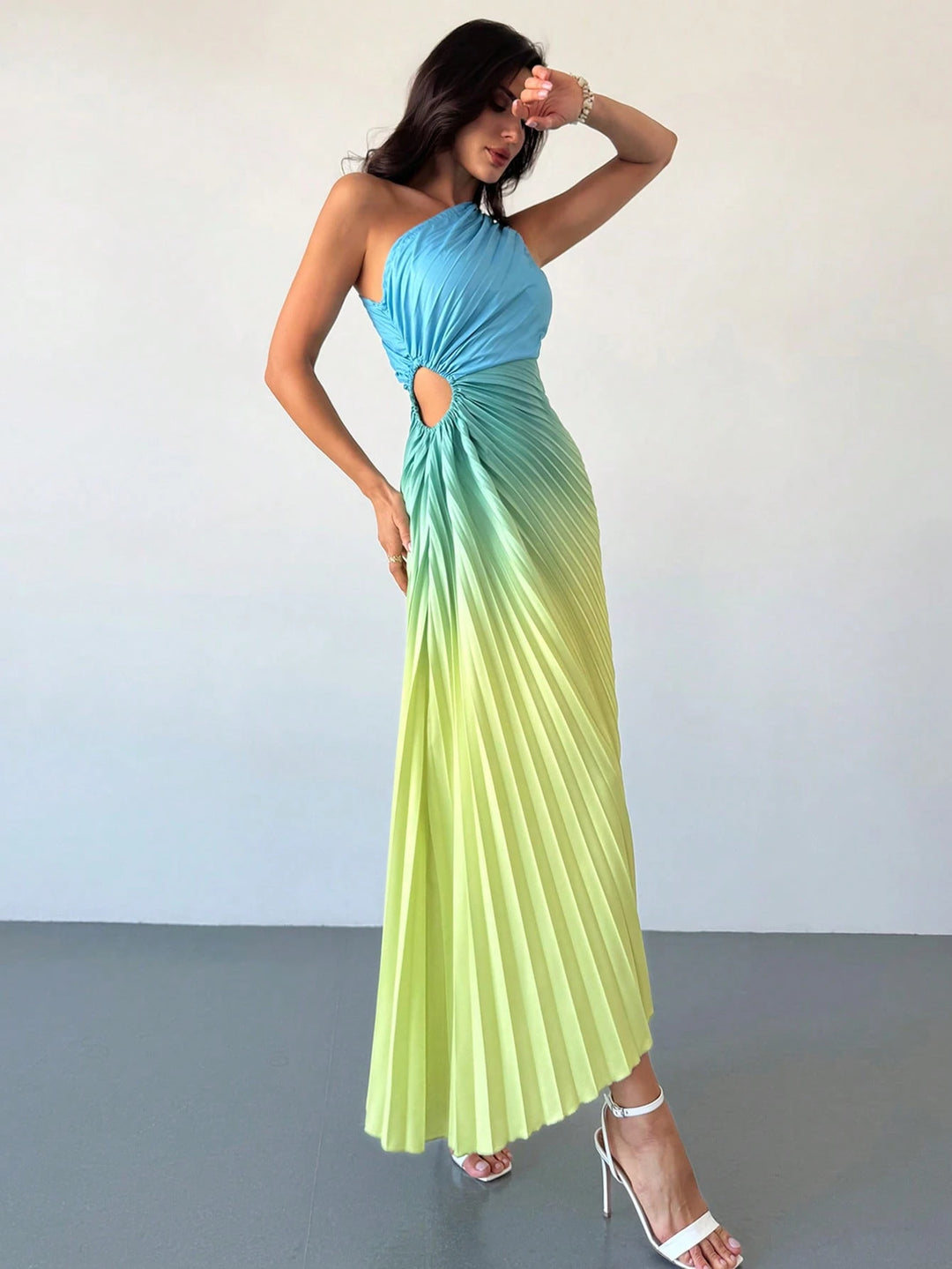 Rochie maxi SHEIN, mix culori
