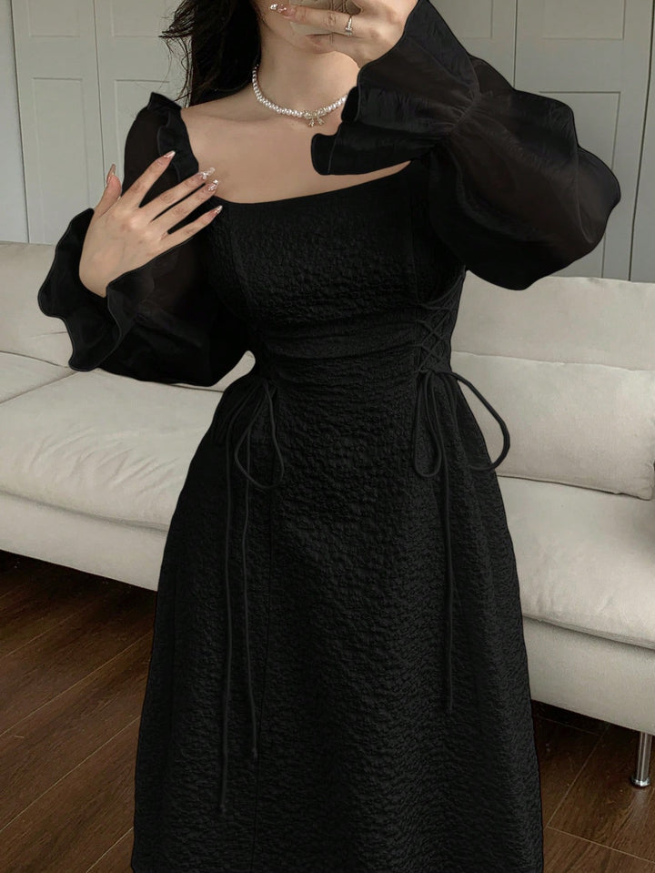 Rochie midi SHEIN, negru