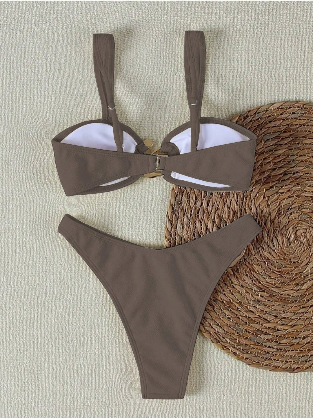 SHEIN brown swimsuit