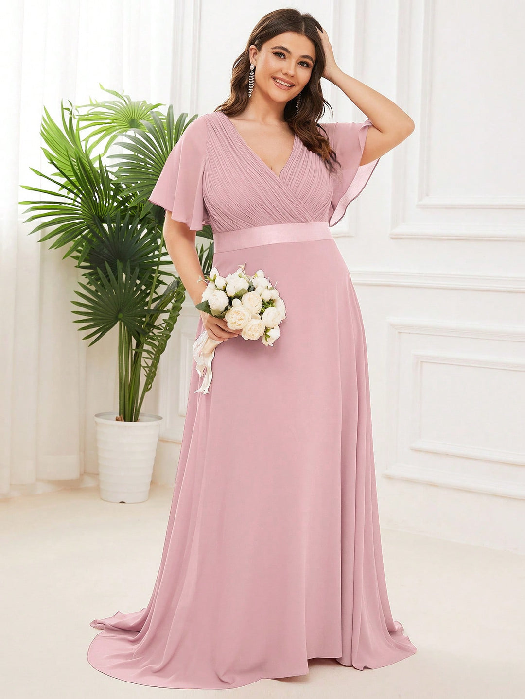 Rochie maxi  SHEIN, roz