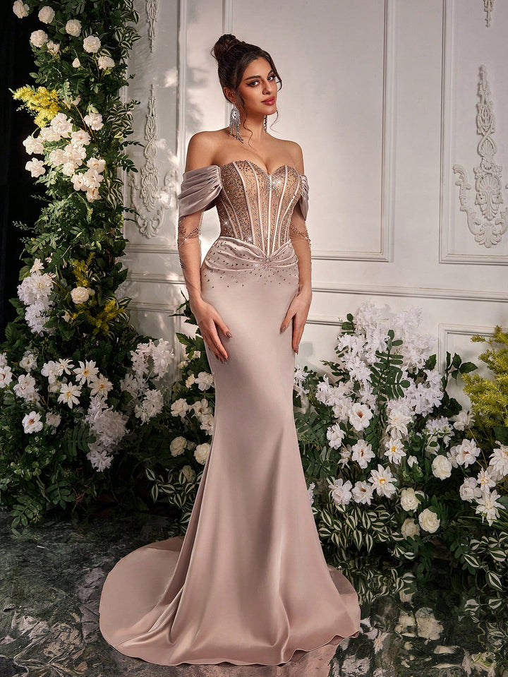 Rochie SHEIN, kaki