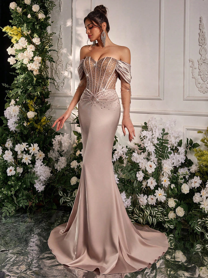 Rochie SHEIN, kaki
