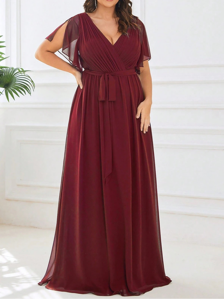 Rochie maxi SHEIN, vișiniu