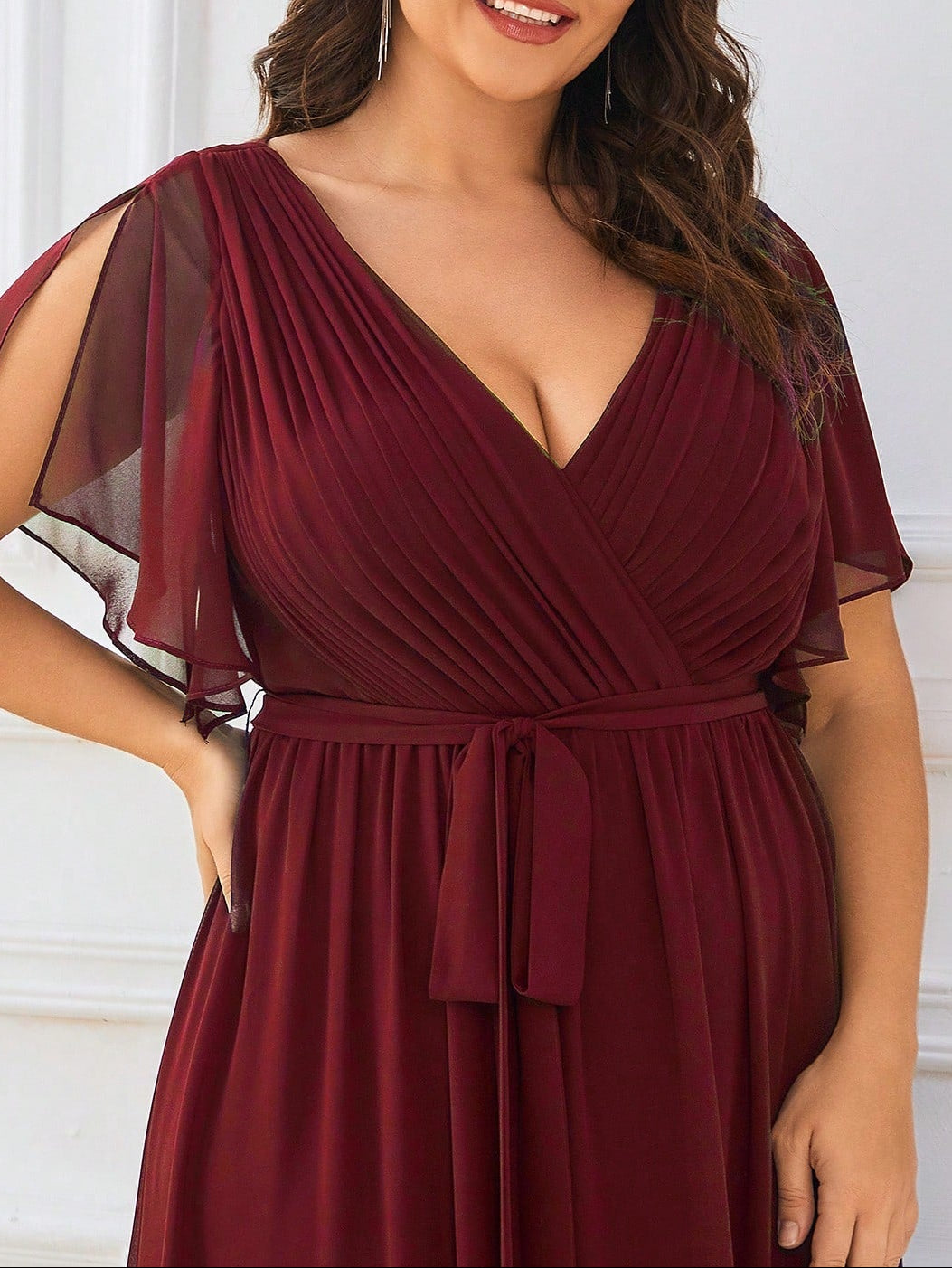 Rochie maxi SHEIN, vișiniu