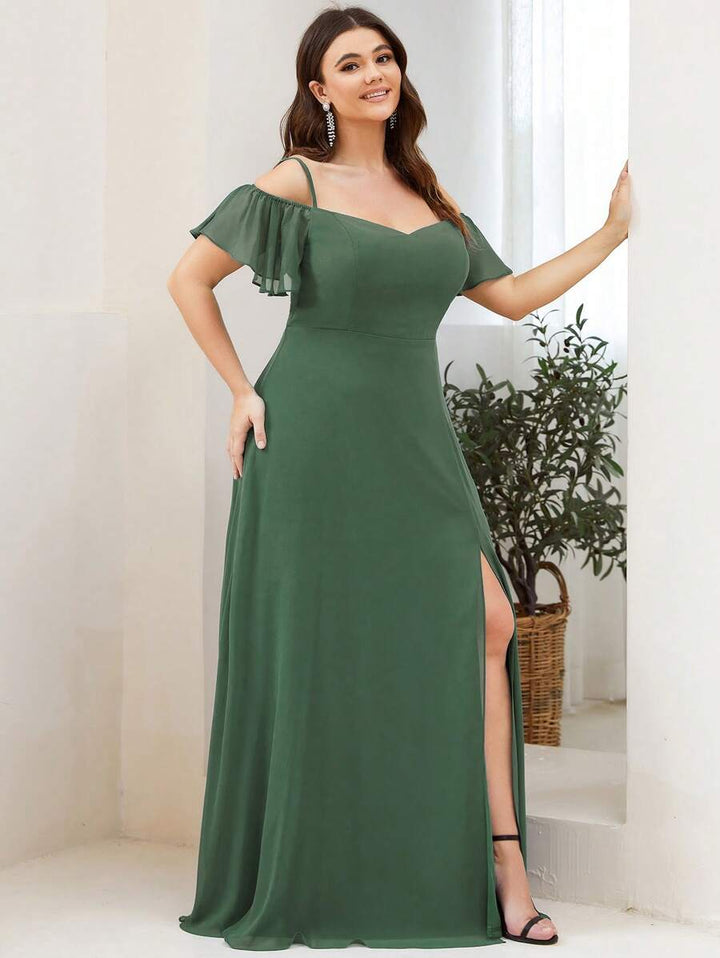 Rochie maxi SHEIN, verde