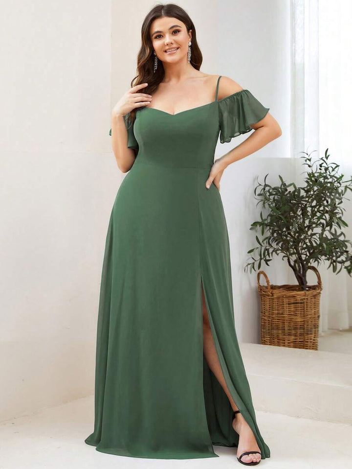Rochie maxi SHEIN, verde