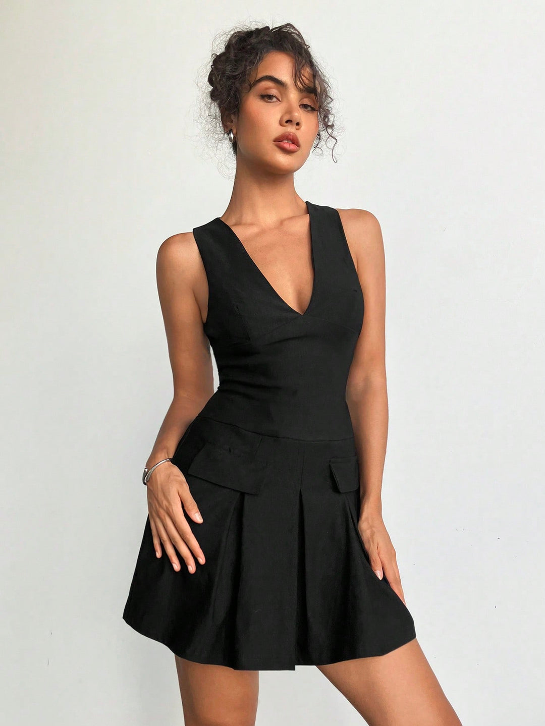 Rochie mini SHEIN, negru