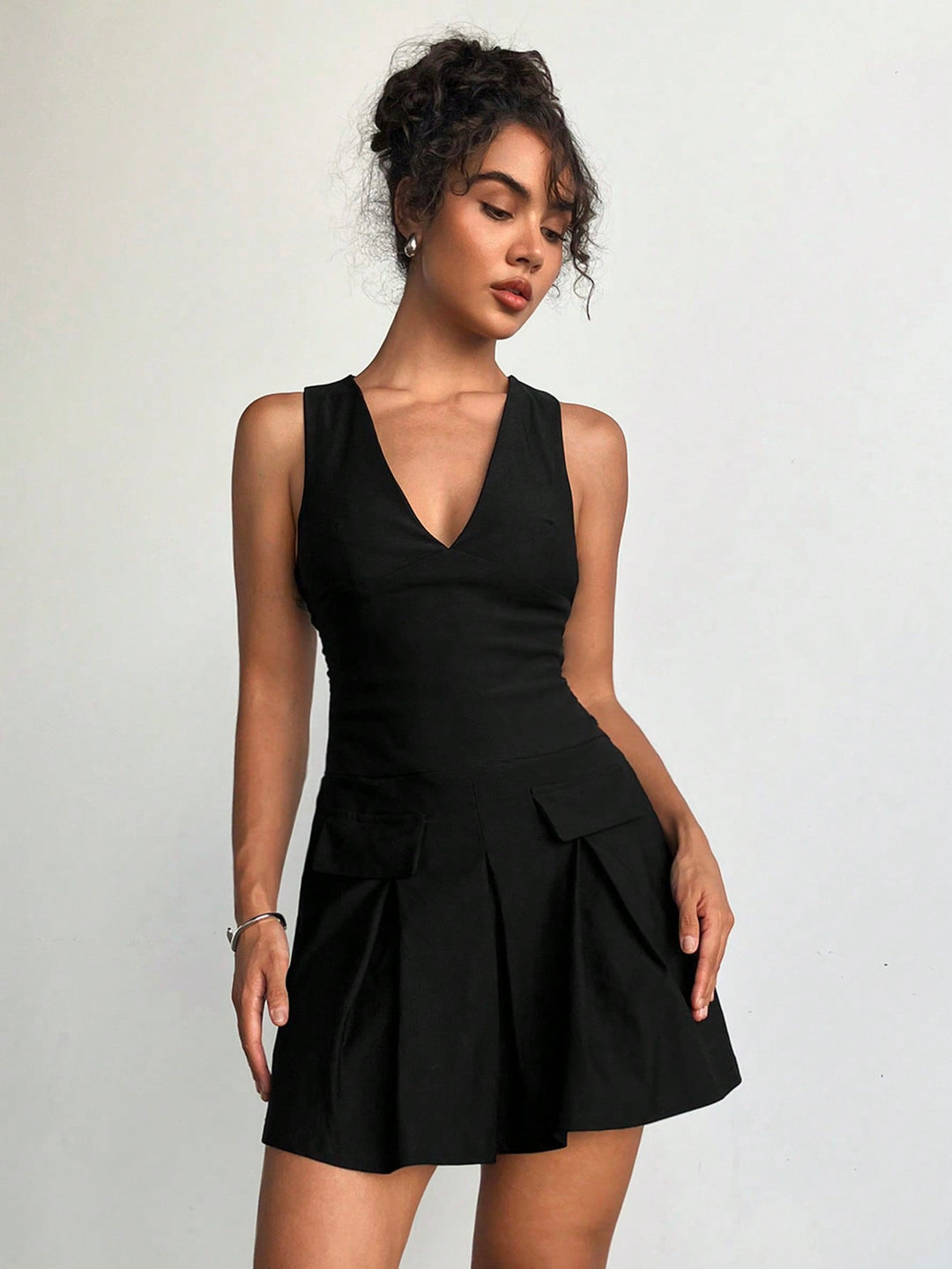 Rochie mini SHEIN, negru