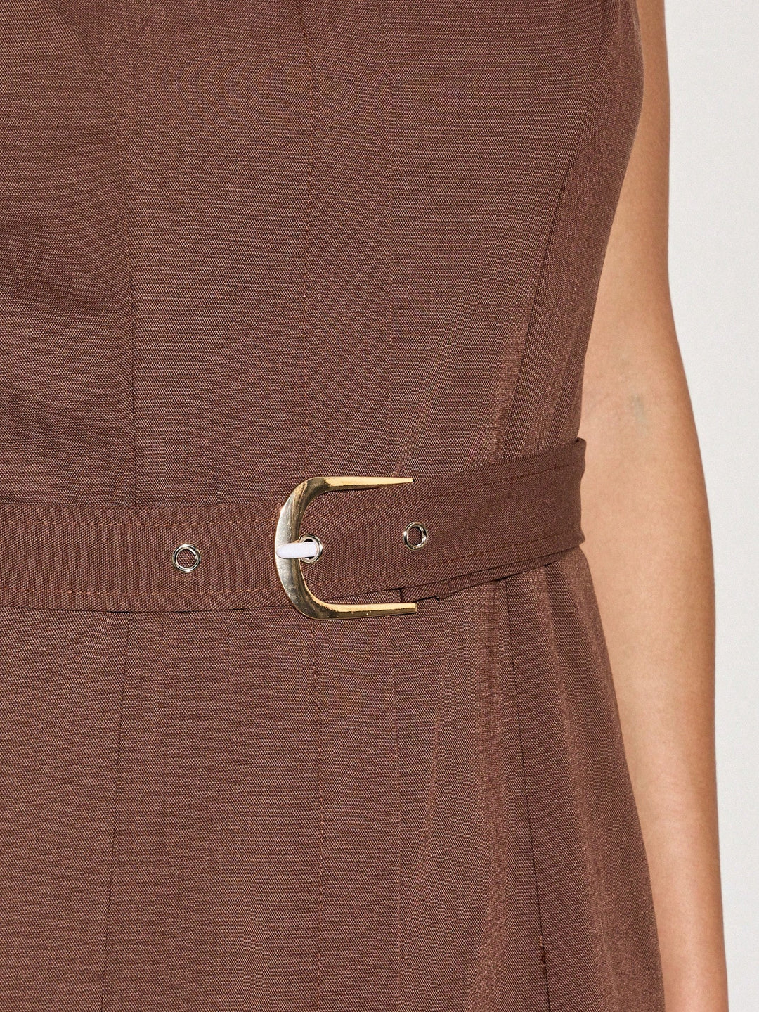 Rochie midi SHEIN, maro