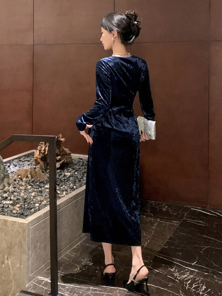 Rochie midi SHEIN, albastru