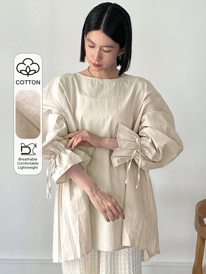 Bluza casual SHEIN, bej