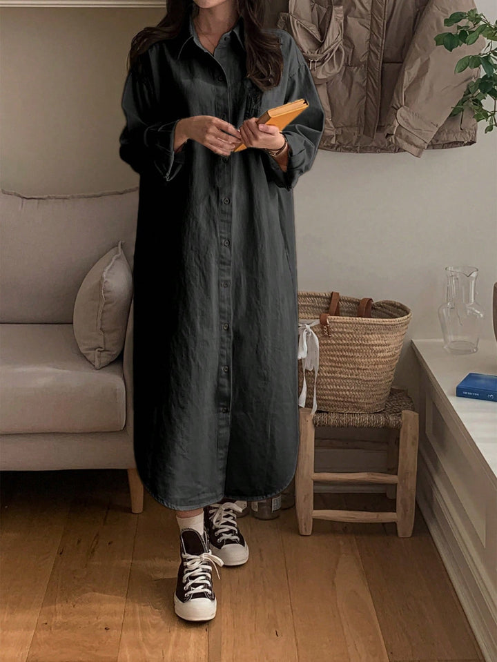 SHEIN maxi ruha, fekete