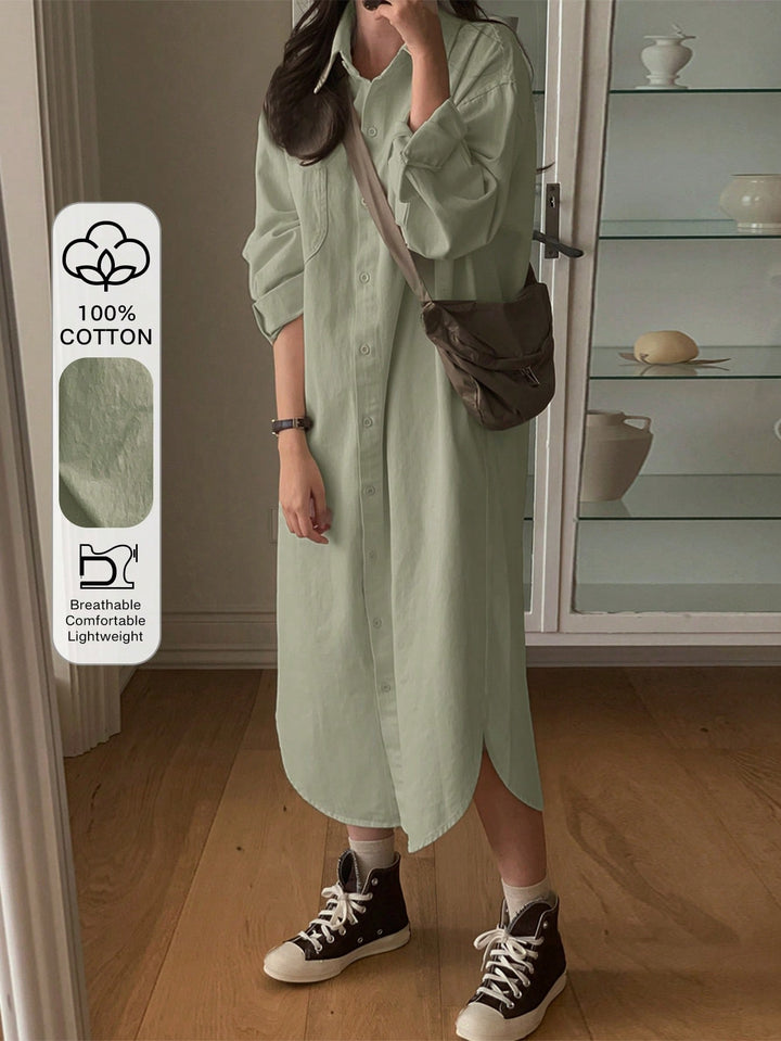 Rochie maxi SHEIN, kaki