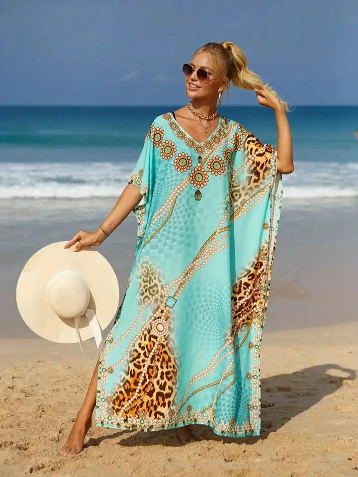 Rochie maxi SHEIN, mix culori