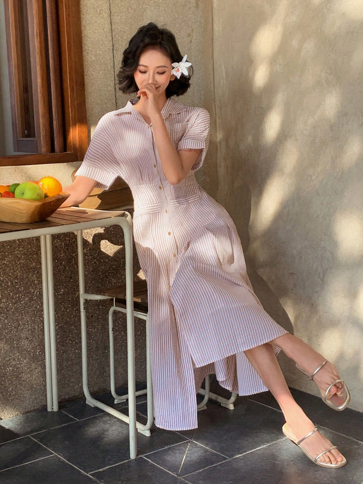 Rochie maxi SHEIN, mix culori