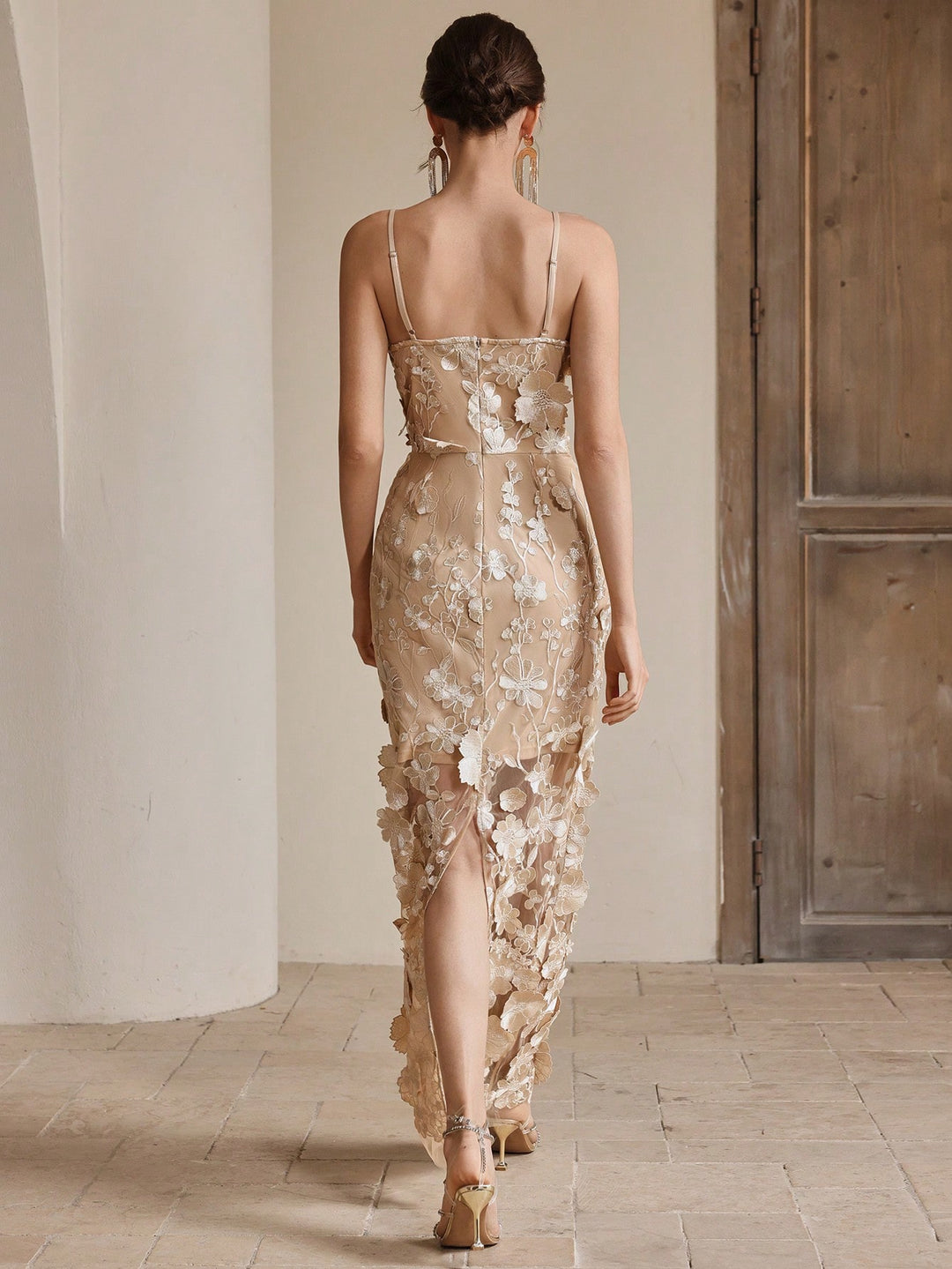 Anewsta by Shein maxi ruha, bézs