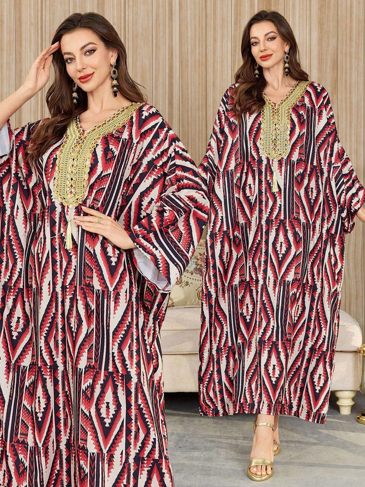 Set caftan și jalabiya SHEIN, mix culori