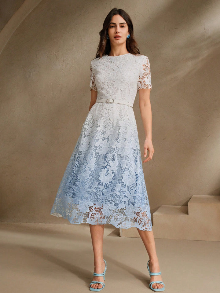 Rochie midi SHEIN, albastru