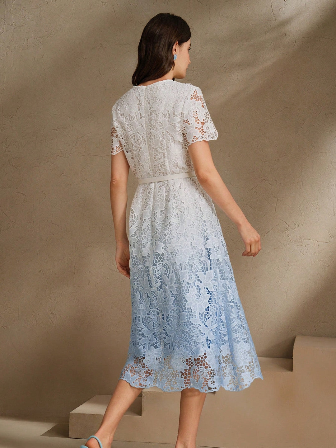 Rochie midi SHEIN, albastru