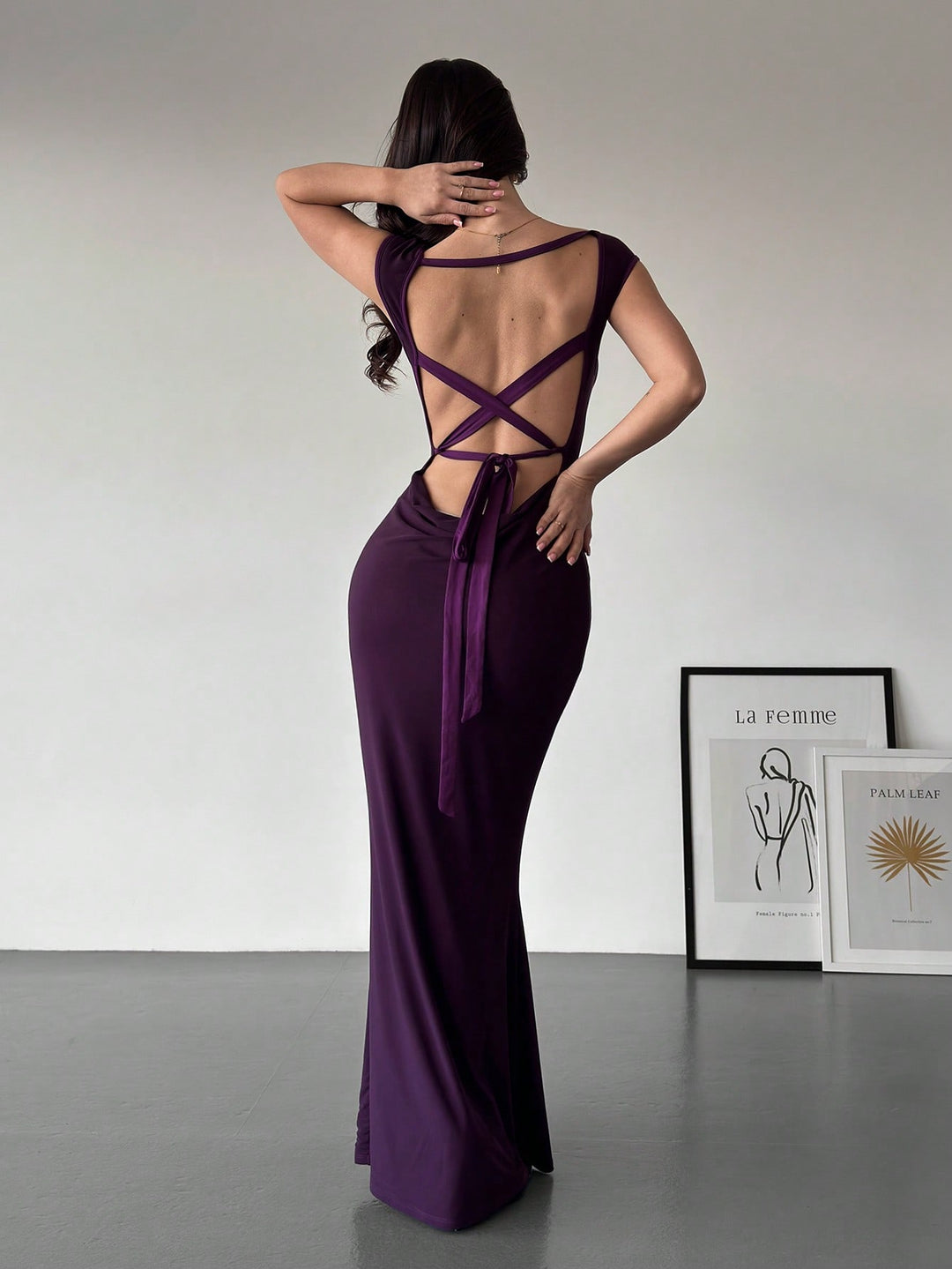 Rochie maxi SHEIN, mov