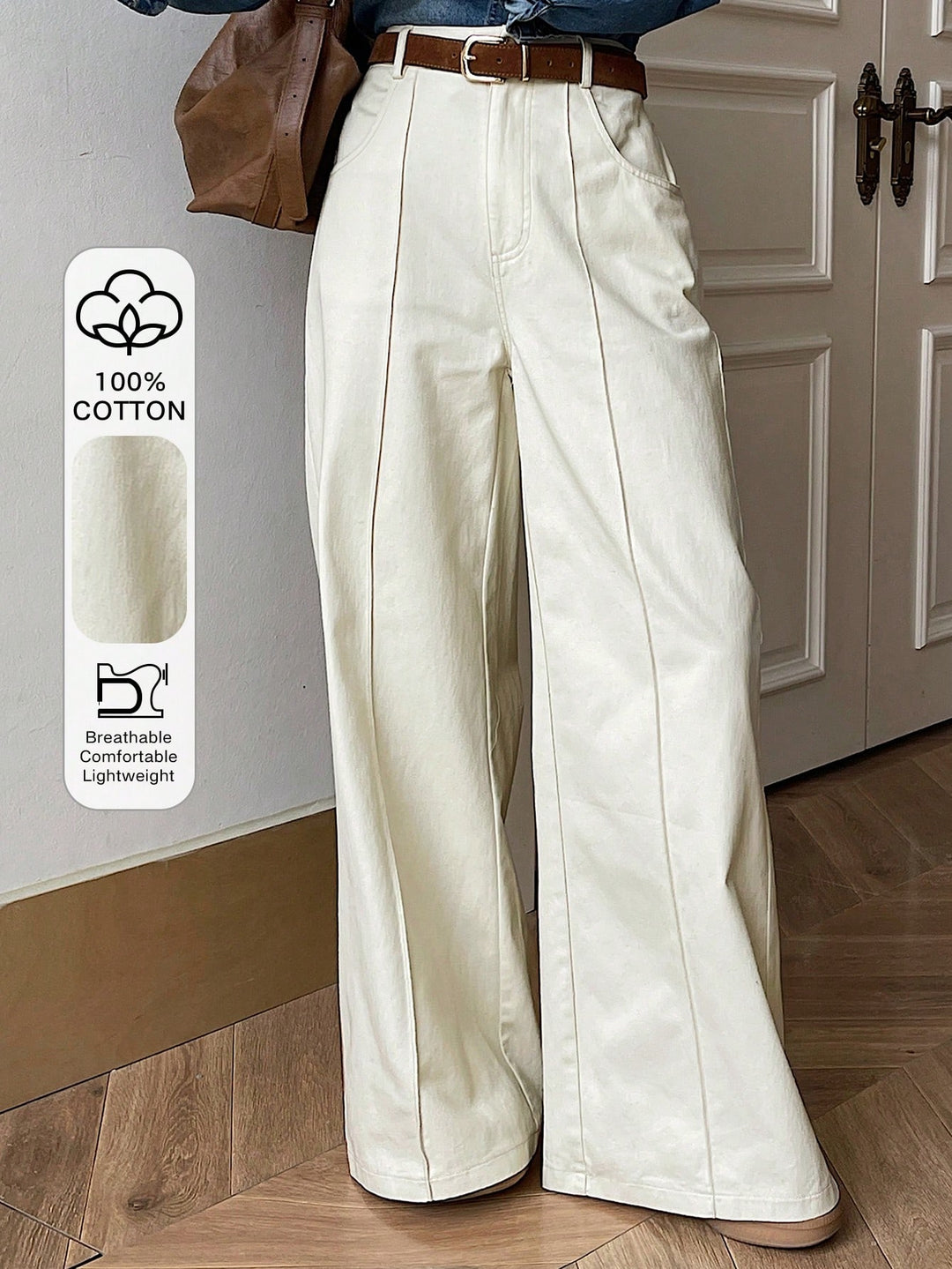 Pantaloni SHEIN, bej